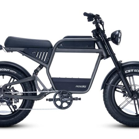 Ride1Up Revv 1 Moped-Style Electric Bike eBike 52V 20Ah 20"x4" Tires